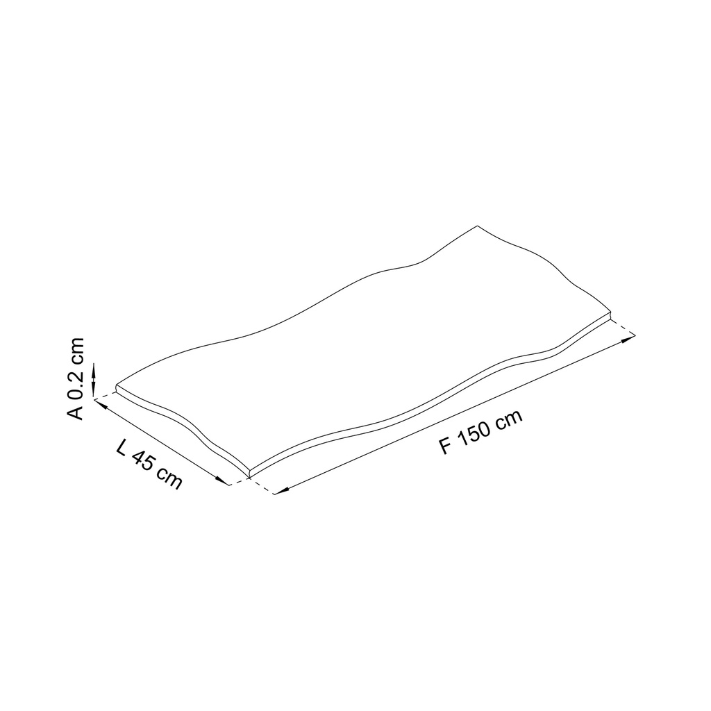 Camino de Mesa Lino Beige - 45X150 Cms