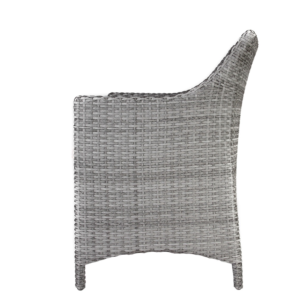 Caridad Silla con Brazos Exterior - Gris