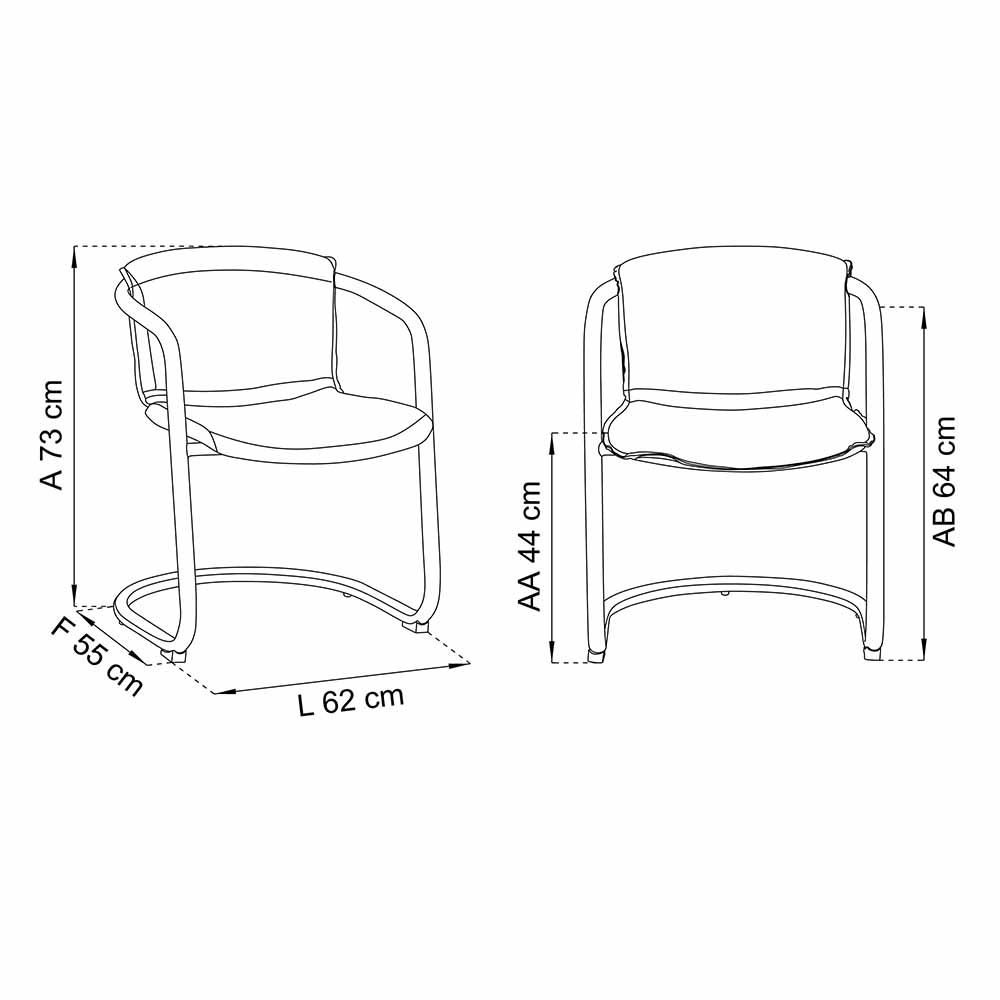 Qatif Silla con Brazos - Whisky