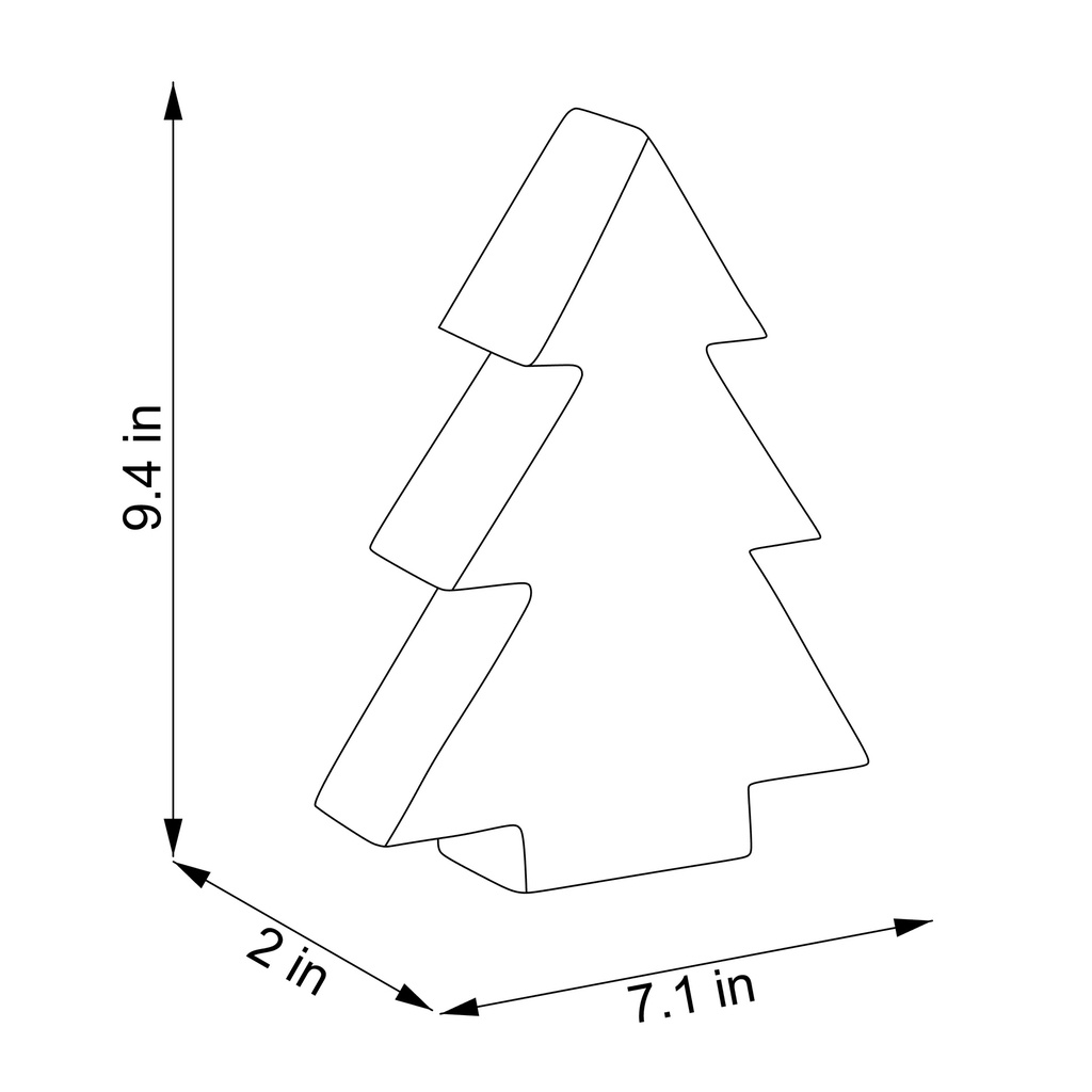 ARBOL TESIRA - 19X6X23 ORO