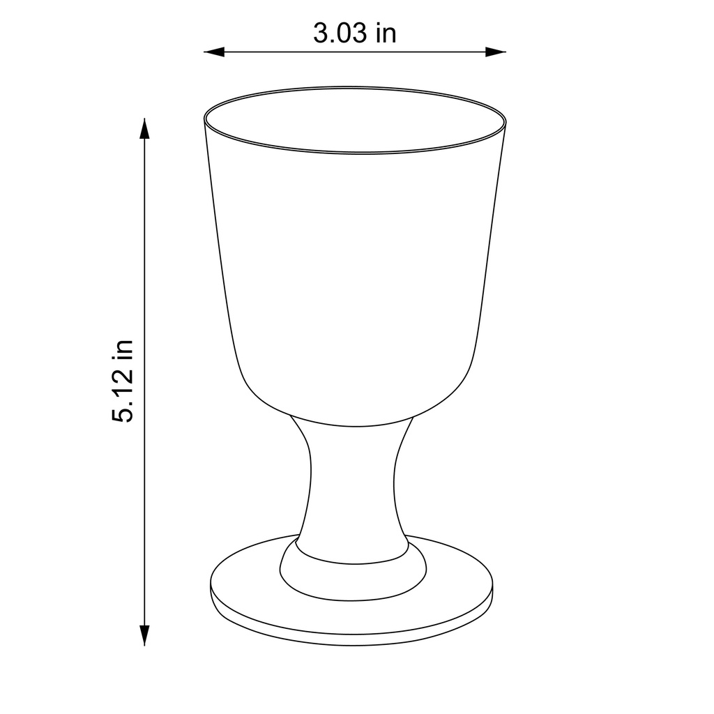 Copa Postre - 13 Cms