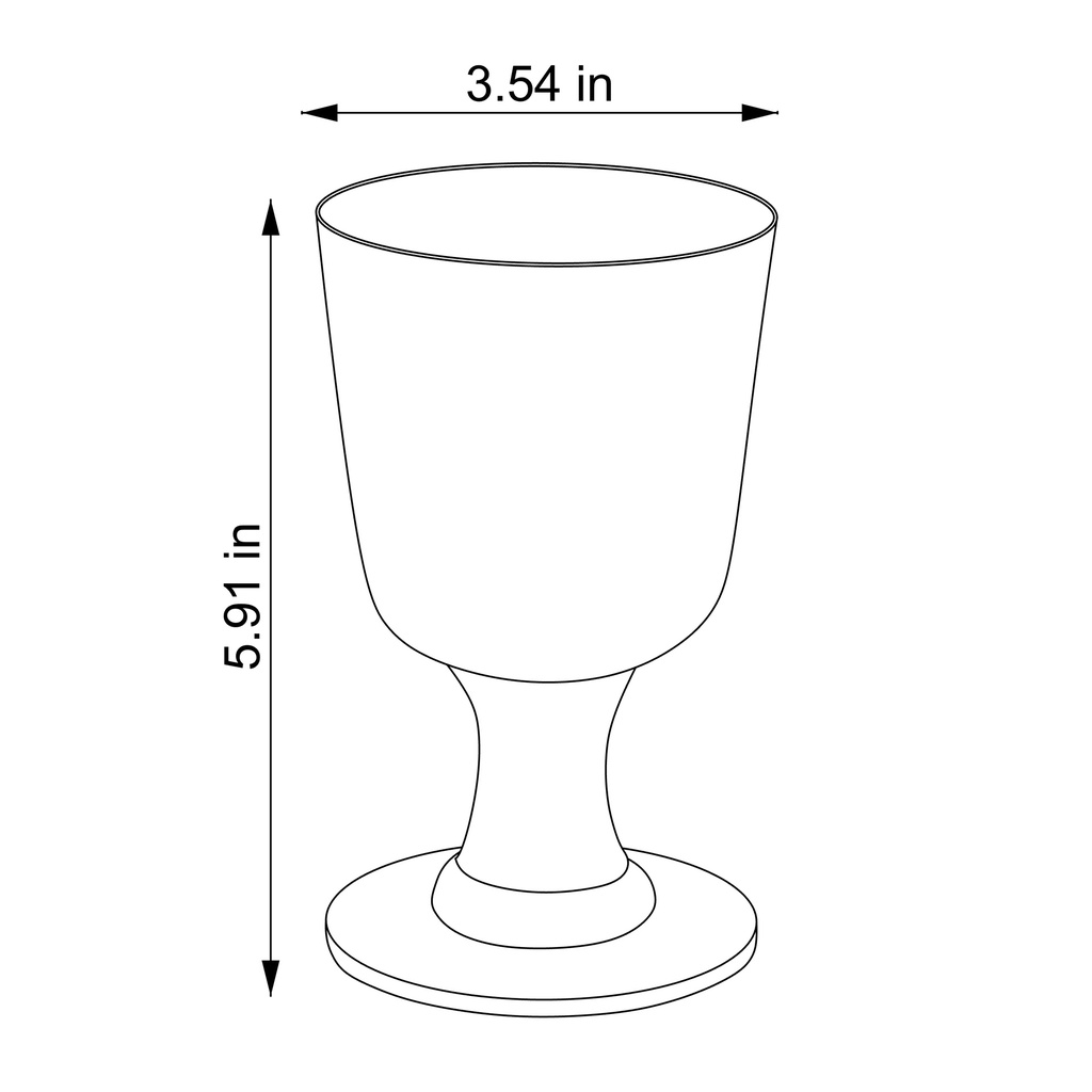 Copa Postre - 15 Cms