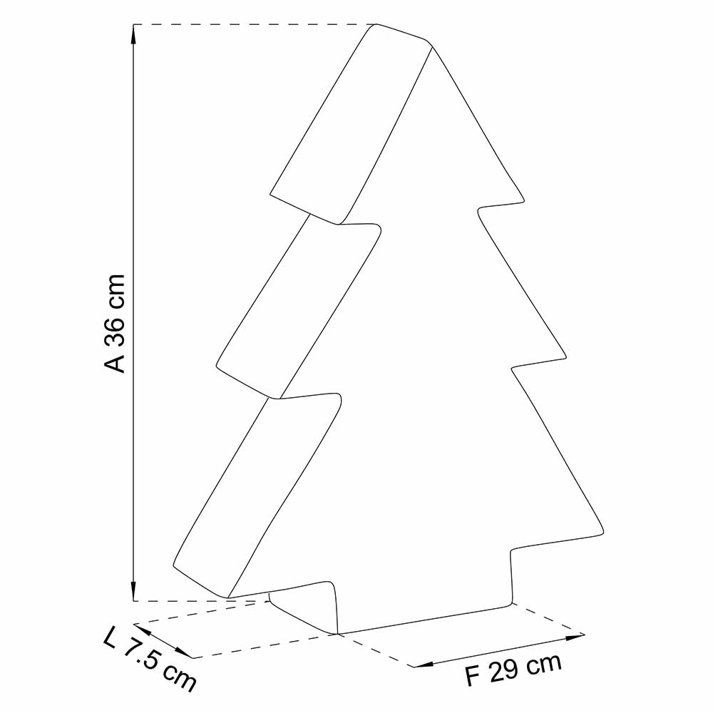 ARBOL UMAY - 27X6X35 NIQUEL