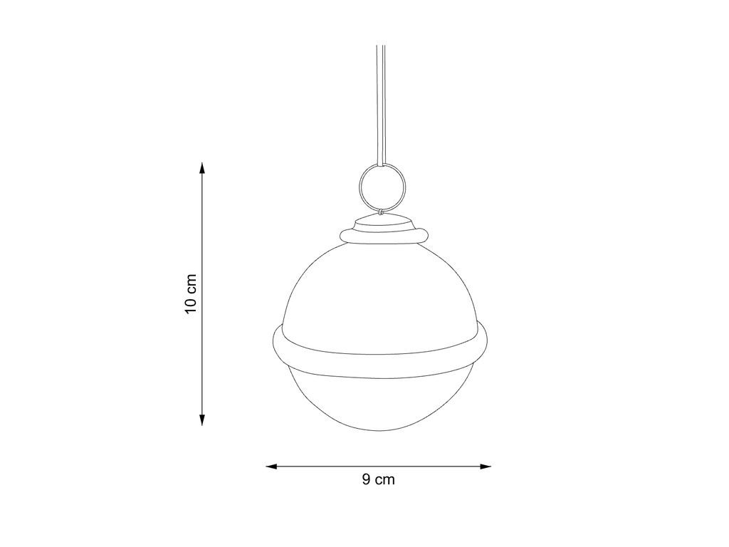 ESFERA BOLA CON CUENTAS