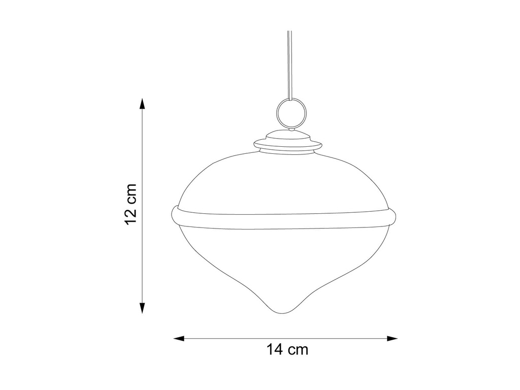 ESFERA ROMBO - 14 CMS