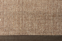 ESTERA SISAL - NATURAL - BORDE MARRON - 4X4