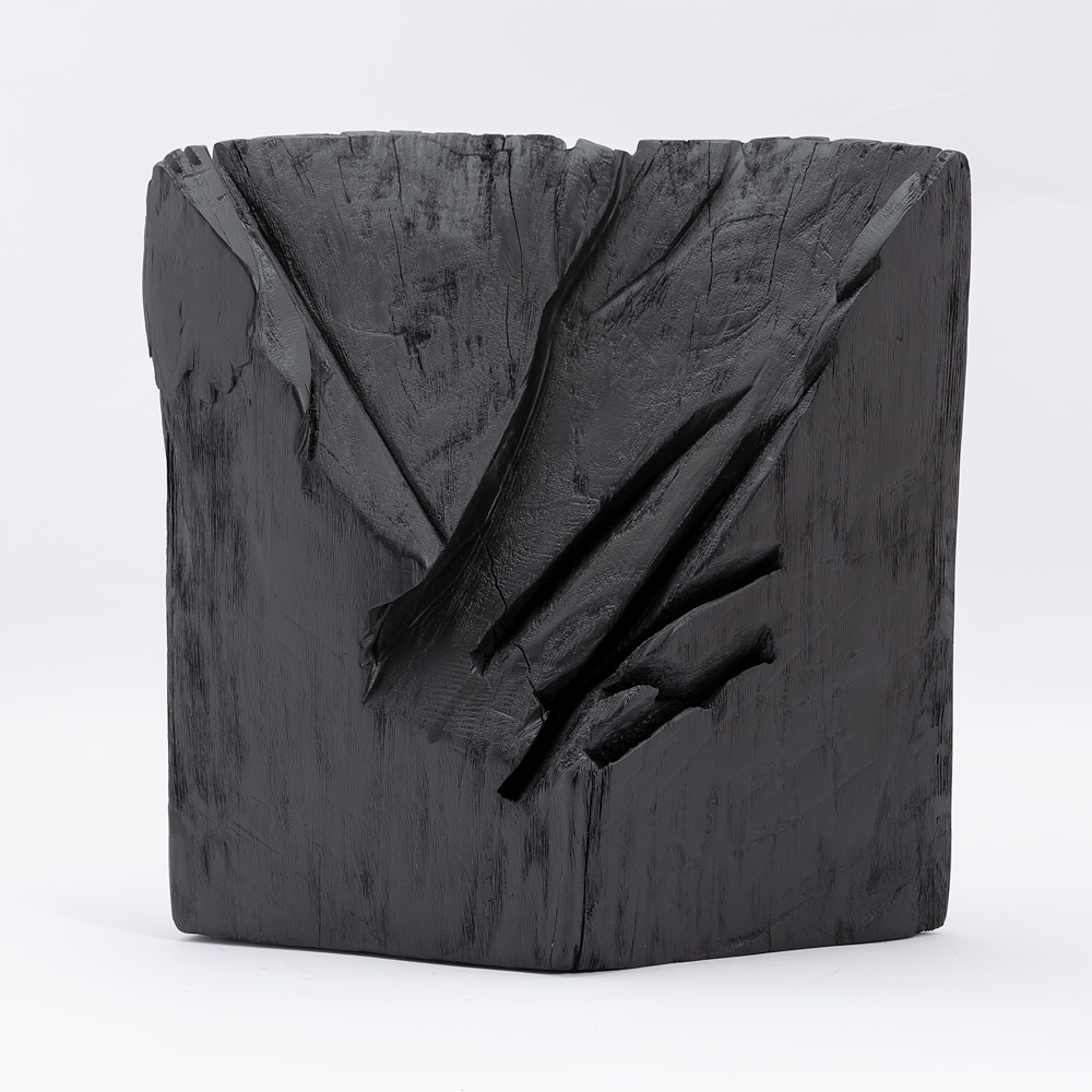 Escultura Fracture - Negro Grande