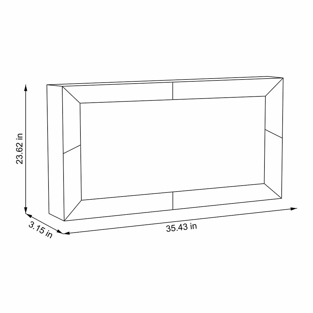 Espejo Conico - Rectangular