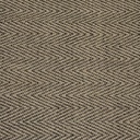 Estera Herringbone Natural Negro Borde Negro 2x2