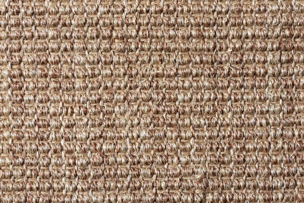 Estera Sisal - Natural - Borde Marrón - 4x3