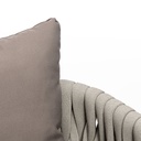 Gaynor Silla de Exterior con Brazos - Gris