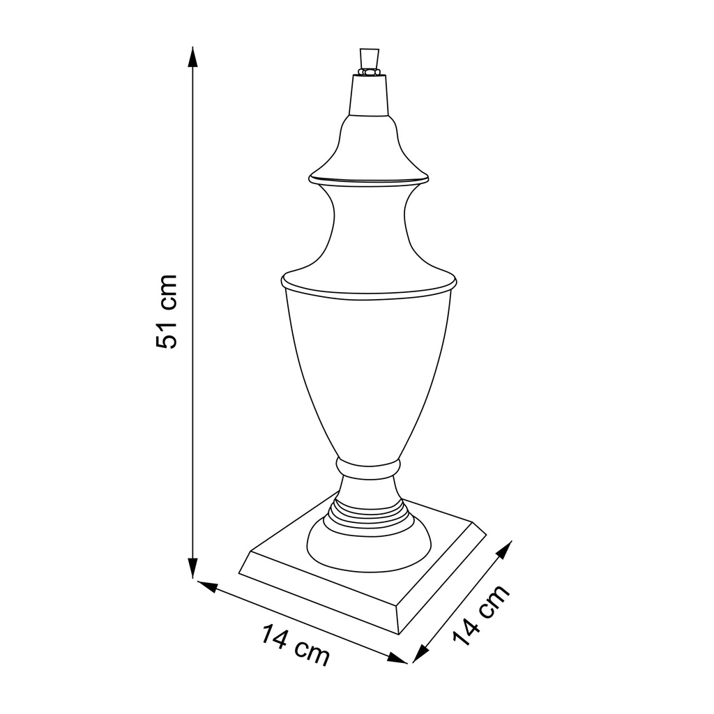 LAMPARA COPA ALTA - BRASS