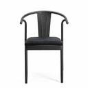 Nicoletta Silla con Brazos - Negro