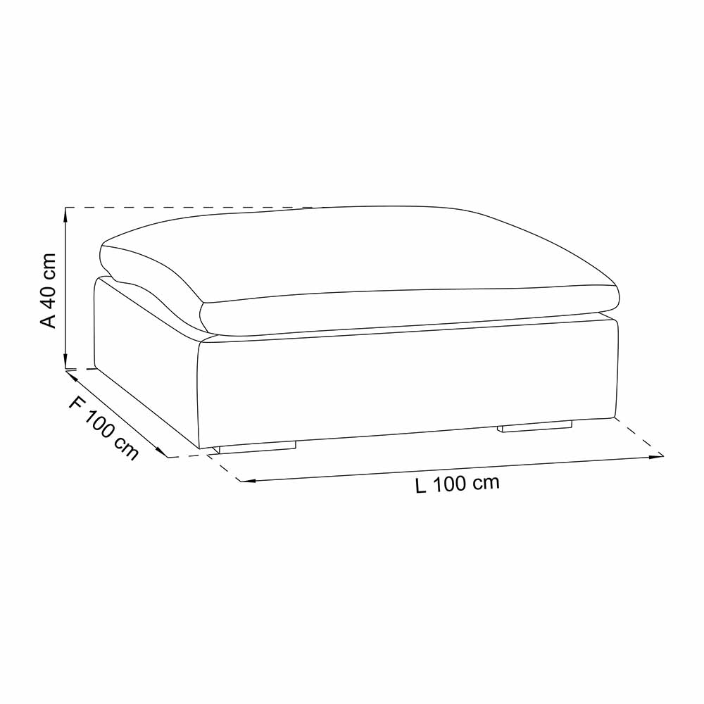 Fellini Petit Modular Taburete