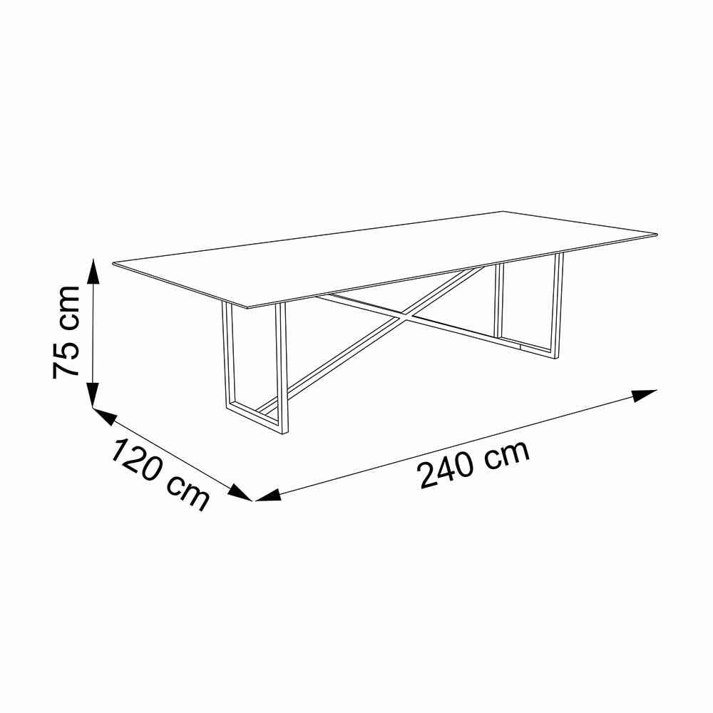 Andrea Mesa de Comedor 240 - Statuarietto