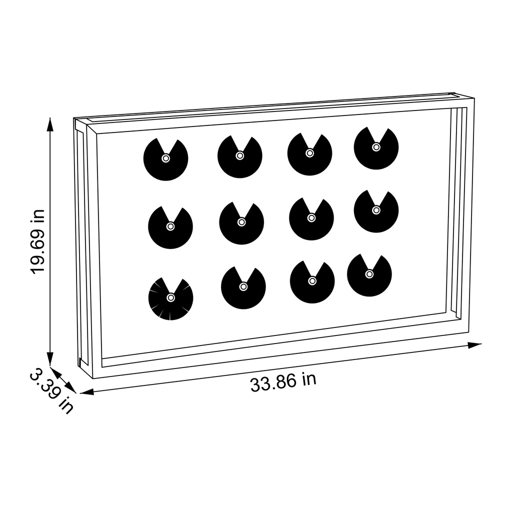 Arte Objeto Caralarga - Caja Mariposas Albinas