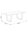 Mesa Comedor Watou 260 - Cromo/Olmo