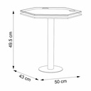 Mesa auxiliar Hexa - Acero