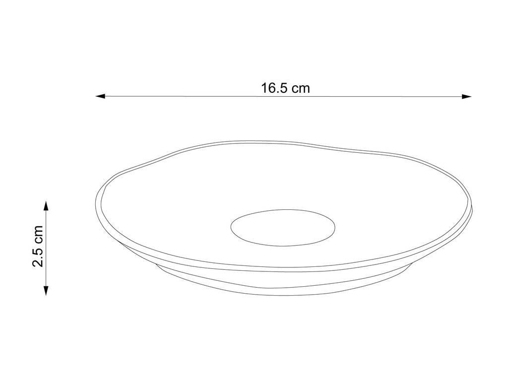 Plato Postre Carmina - Café