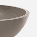 BOWL REDONDO CON BASE - GRIS