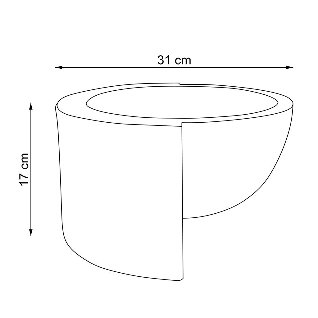 CENTRO PLANIRONDO - 25 CMS