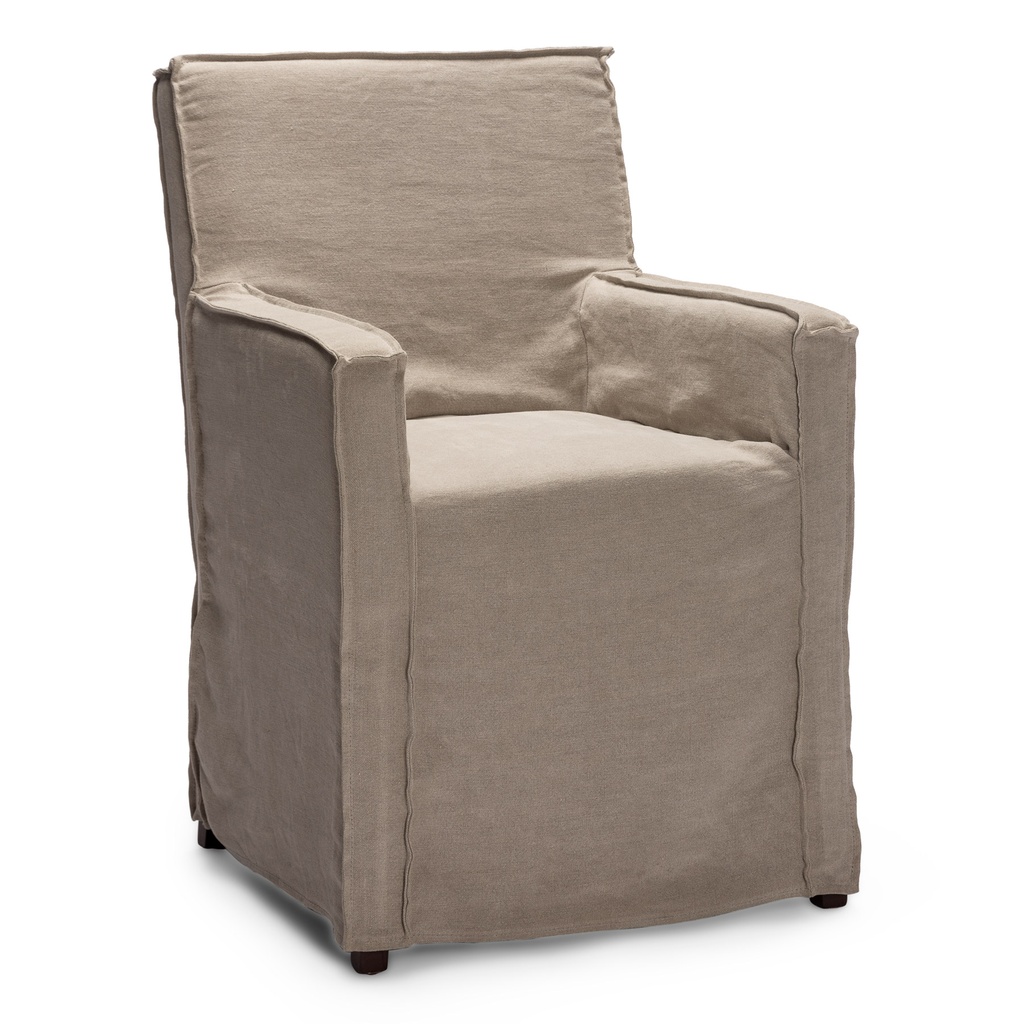 Silla Taya con Brazos - Beige