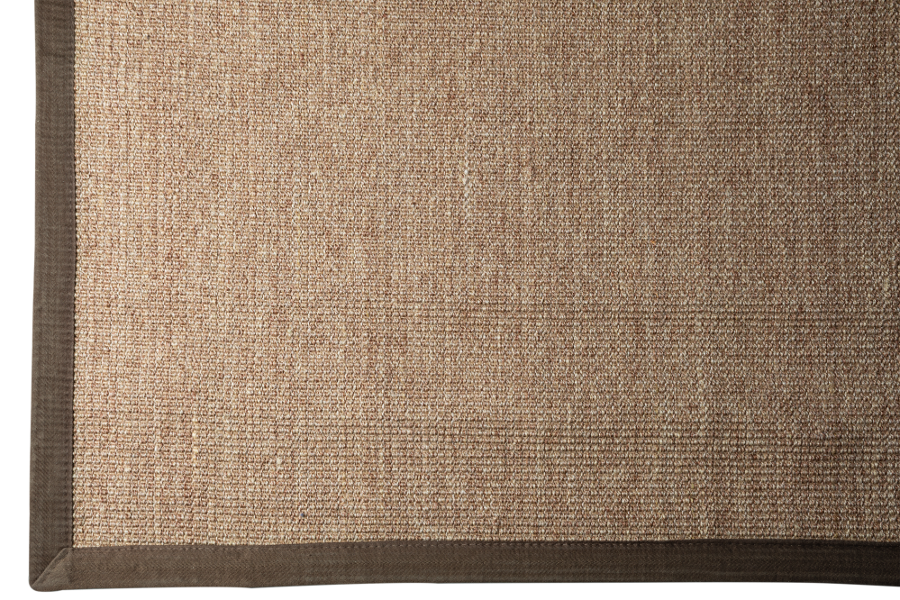 Estera Sisal - Natural - Borde Marrón - 4x3