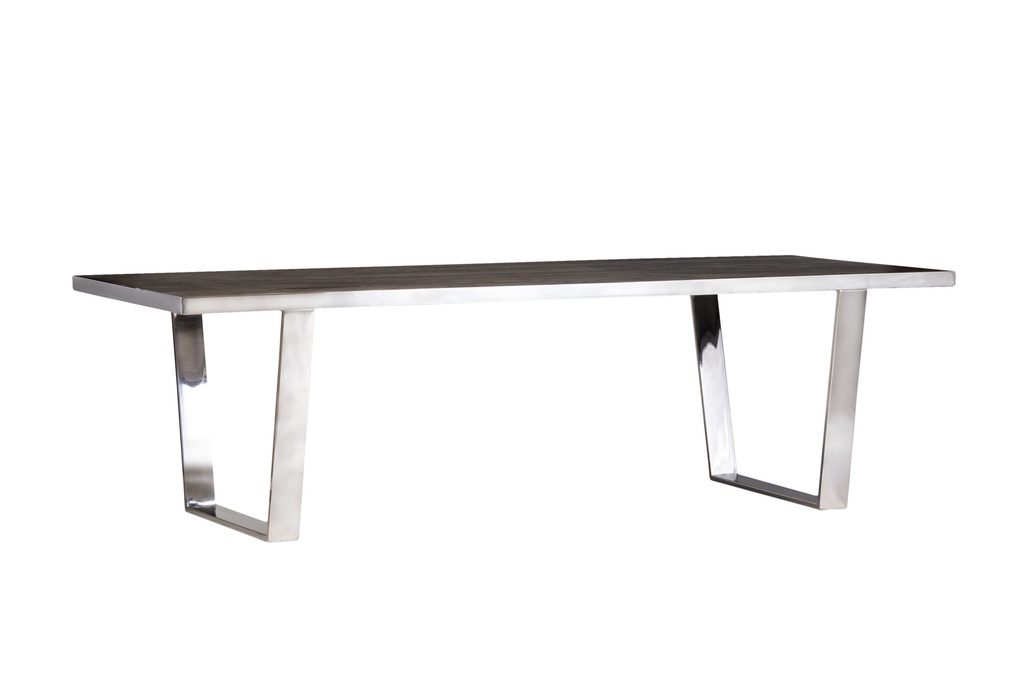 Mesa Comedor Watou 260 - Cromo/Olmo