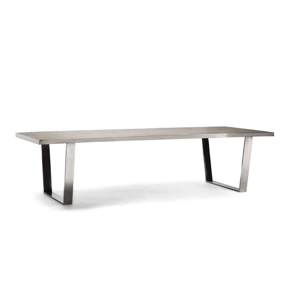 MESA COMEDOR WATOU 280 - ROBLE/CROMO