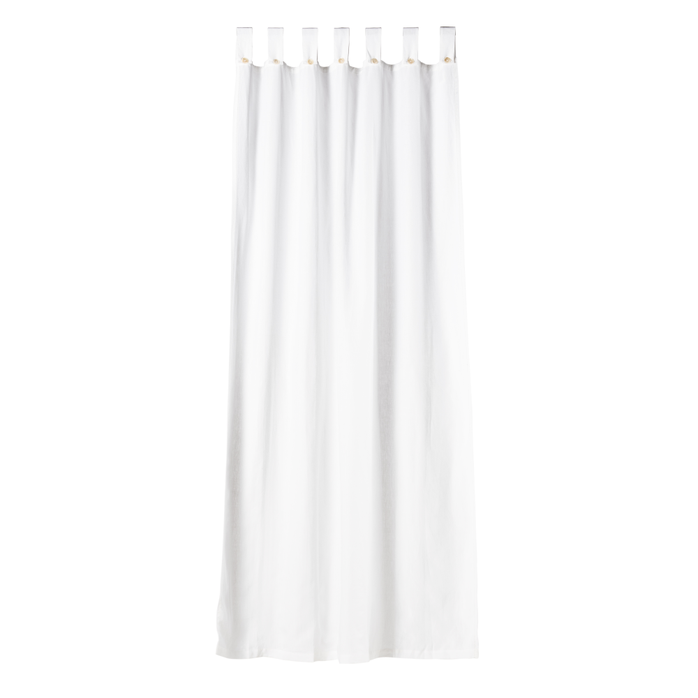 Cortinas de Lino - Blanco 220 cm