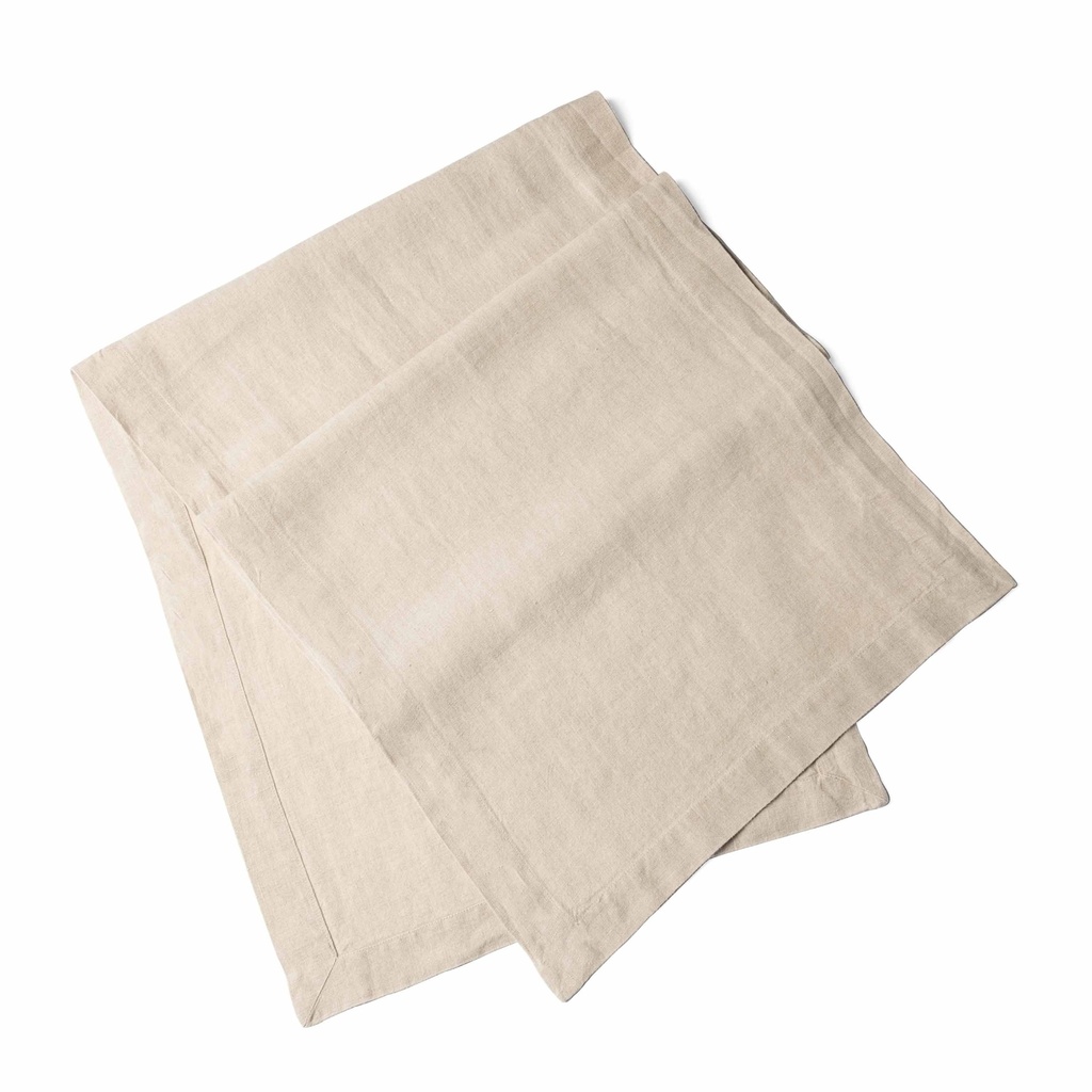 Camino de Mesa Lino Beige - 45X150 Cms