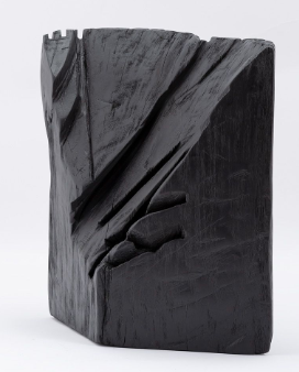 Escultura Fracture - Negro Grande