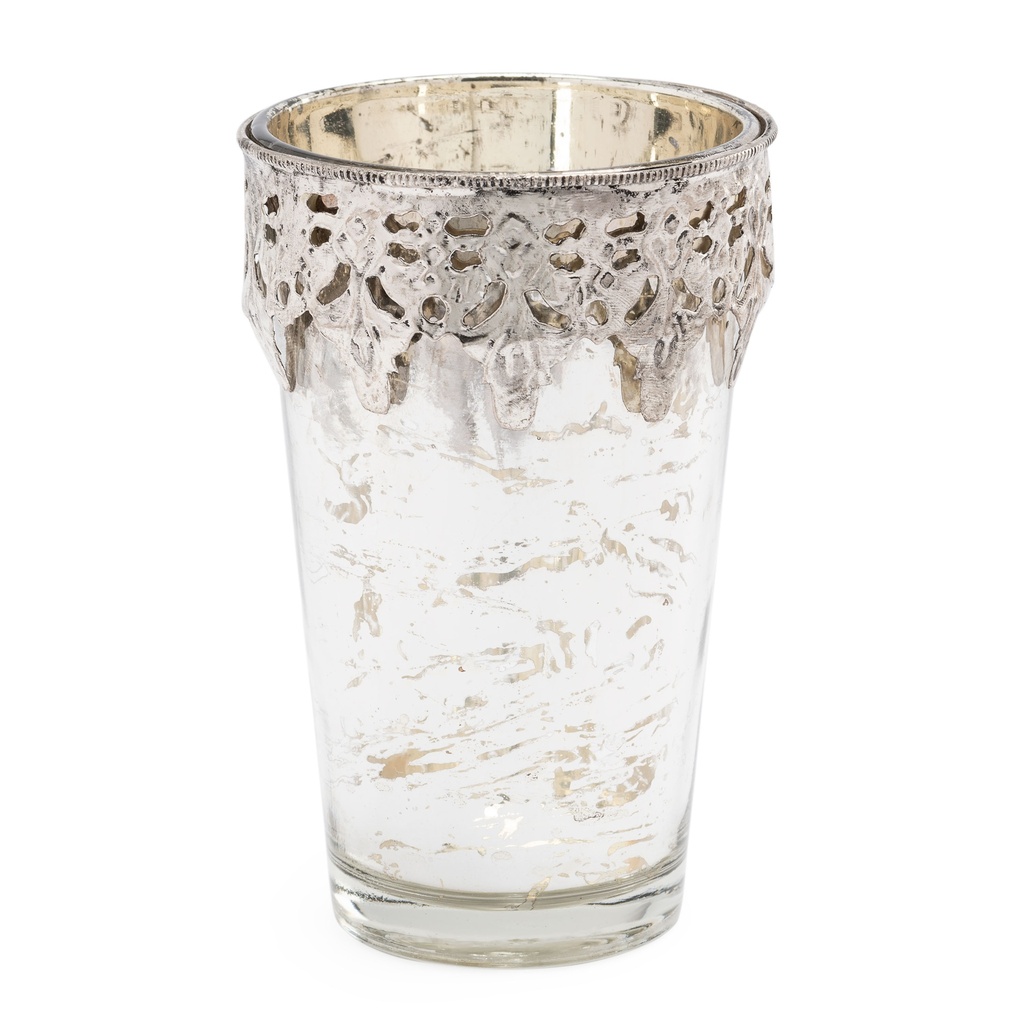 VASO DECORATIVO ASHA MEDIANO - PLATA