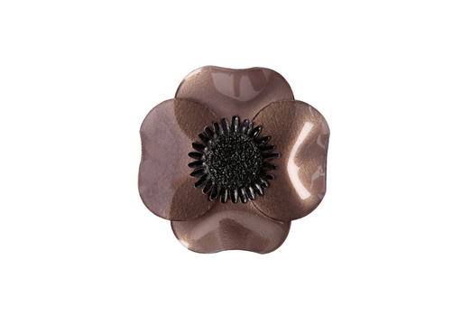 [221525] BROCHE FLOR CUATRO PETALOS BRONCE