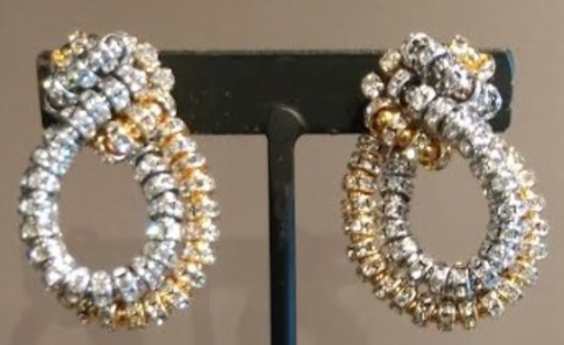 [221532] ARETES ANA CORTOS DORADO PLATA