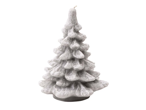 [1117955] VELA ARBOL DE NAVIDAD - GRIS CLARO 20 CMS