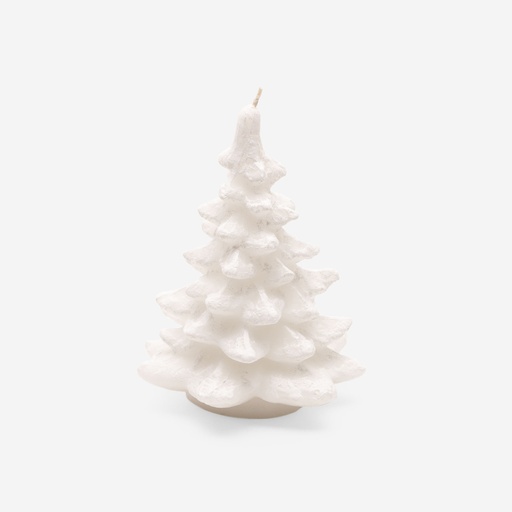 [1117953] Vela Árbol de Navidad - Blanco 20 cm