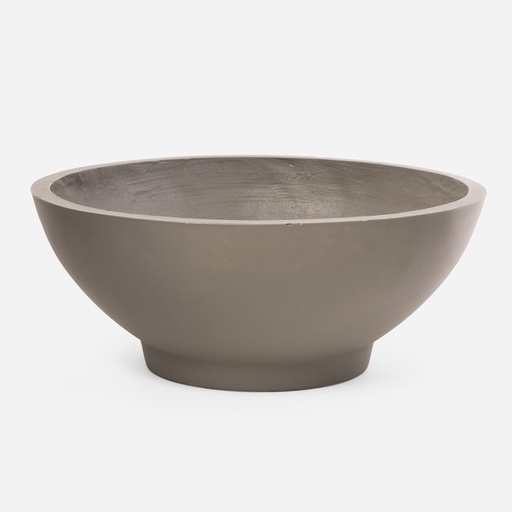 [121841] BOWL REDONDO CON BASE - GRIS